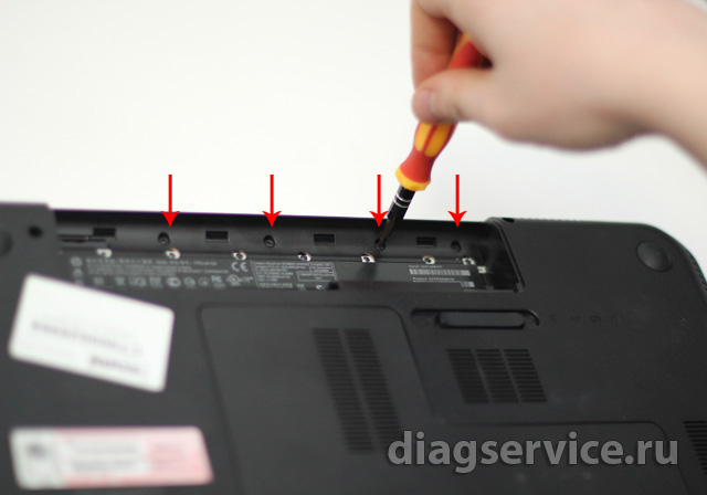 Разборка HP Pavilion DV6