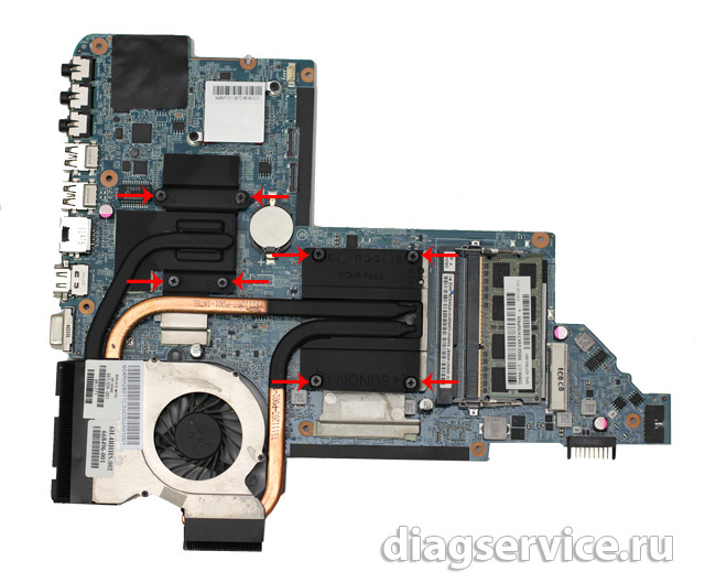 HP Pavilion система охлаждения HP Pavilion система охлаждения