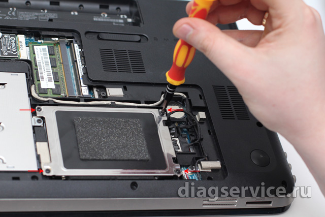 Замена жесткого диска HP Pavilion DV6 Замена жесткого диска HP Pavilion DV6